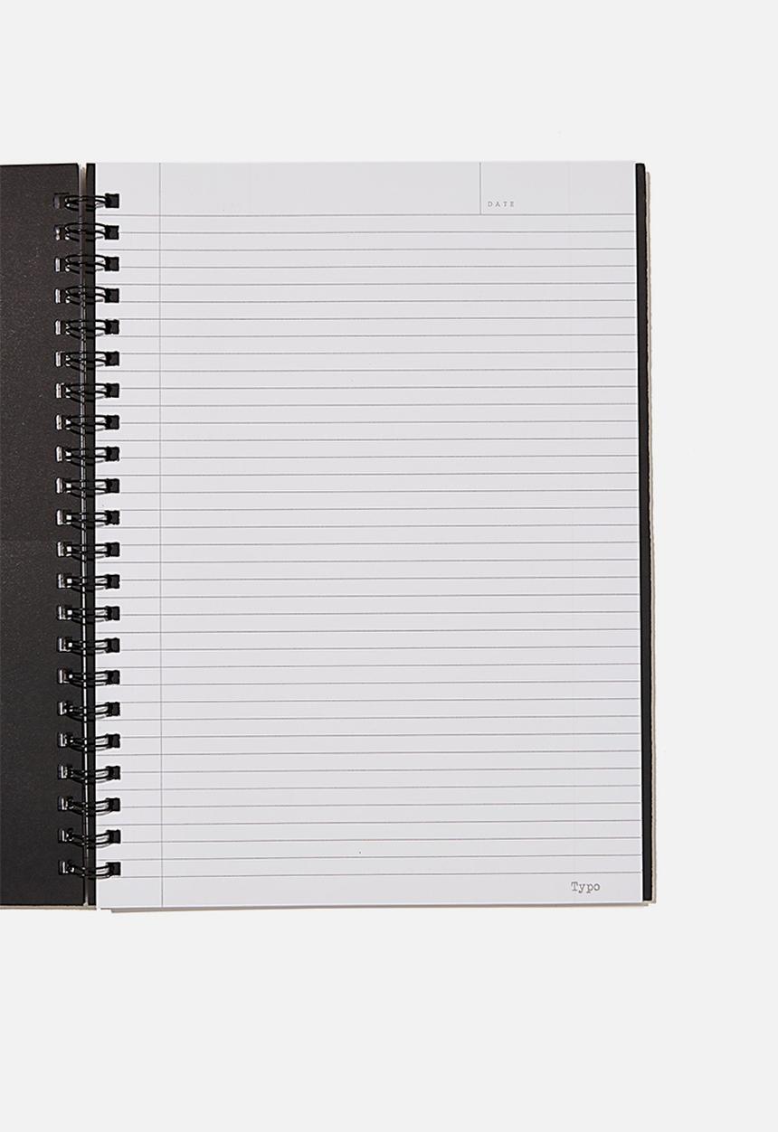 Typo - A4 campus notebook recycled - meadow daisy ditsy self love
