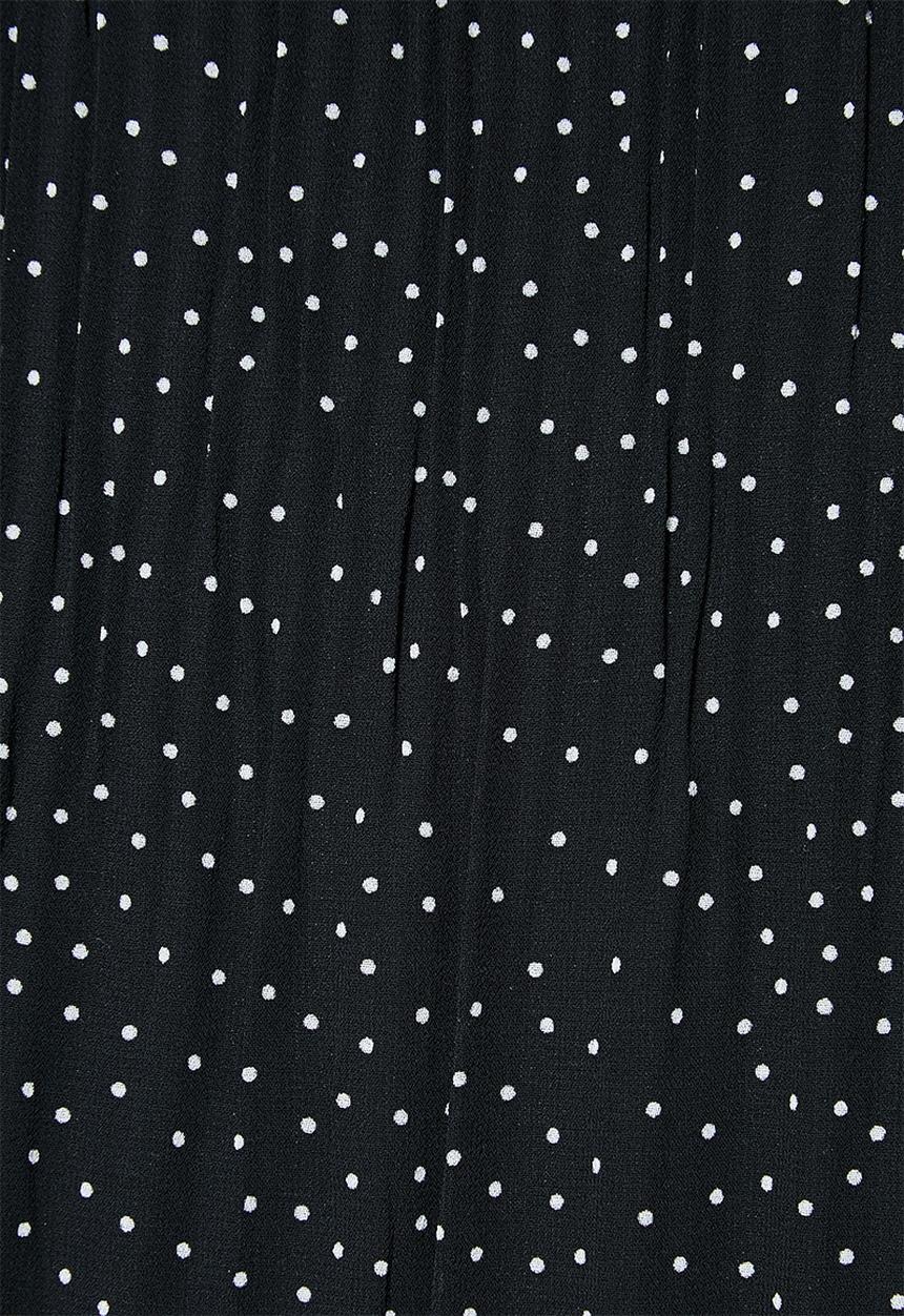 Superbalist - Mushroom pleated midi skirt - black 