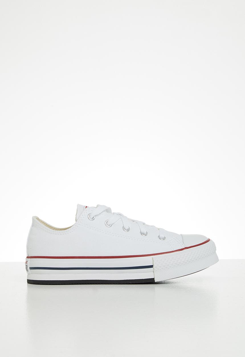 Converse - Chuck taylor all star platform ox - white/garnet/midnight navy