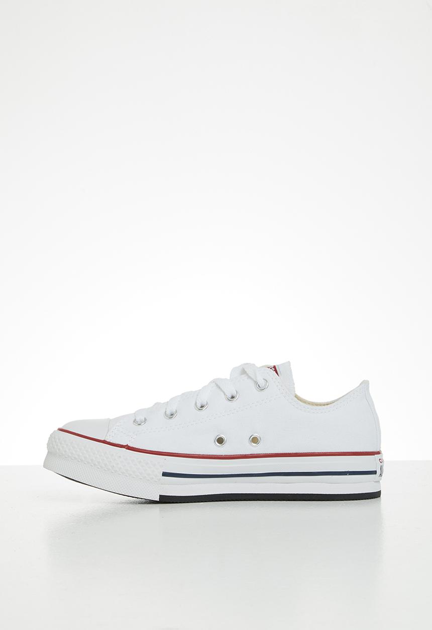 Converse - Chuck taylor all star platform ox - white/garnet/midnight navy