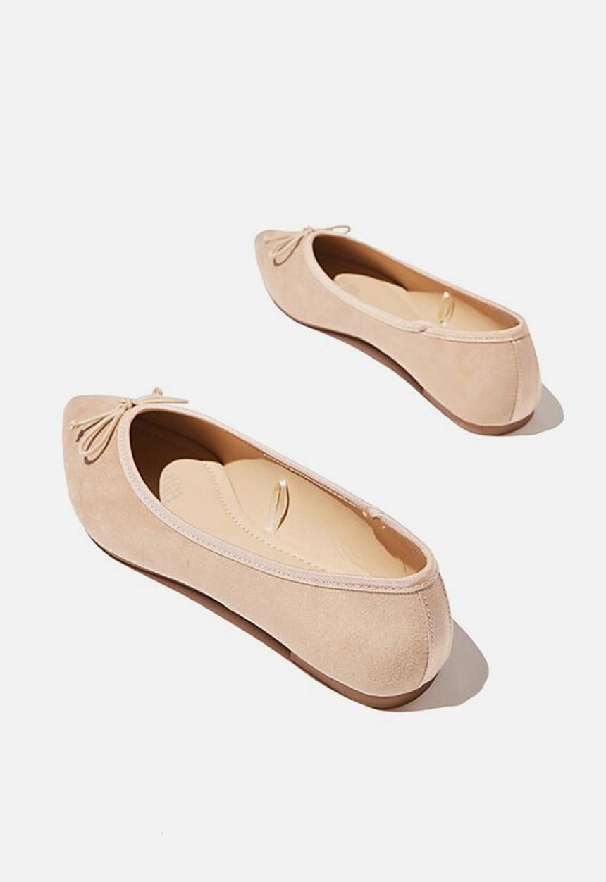 Cotton On - Essential evelyn point ballet - stone micro