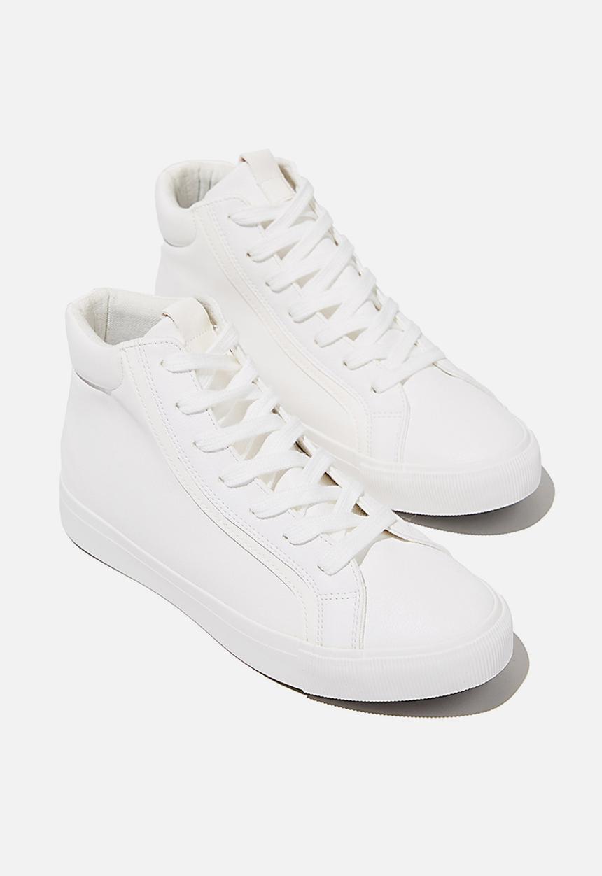 Cotton On - Emmy high top sneaker - white