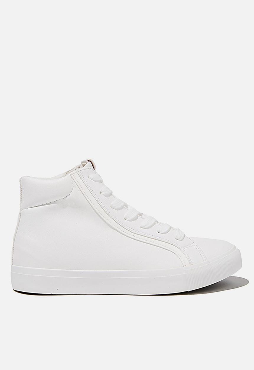 Cotton On - Emmy high top sneaker - white