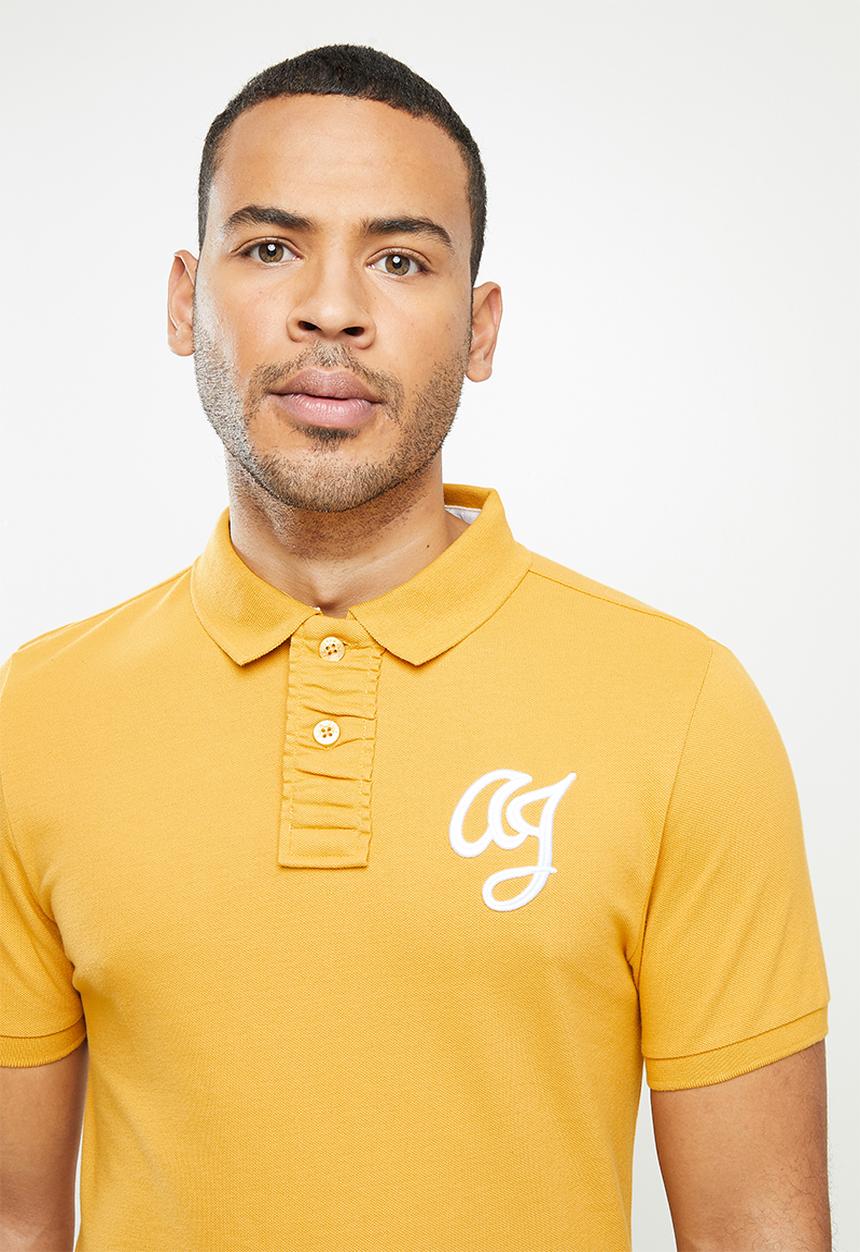 Aca Joe - Aca Joe big logo golfer - mustard