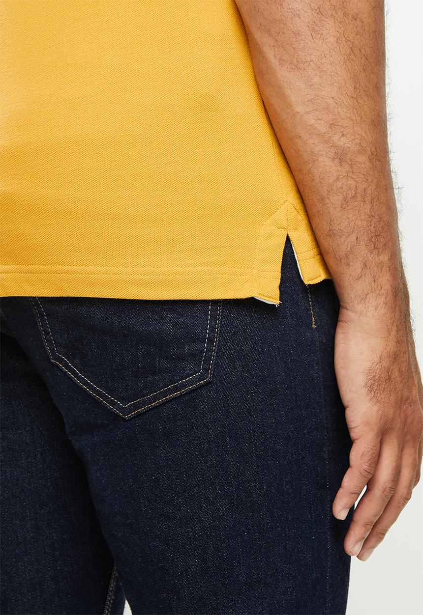 Aca Joe - Aca Joe big logo golfer - mustard