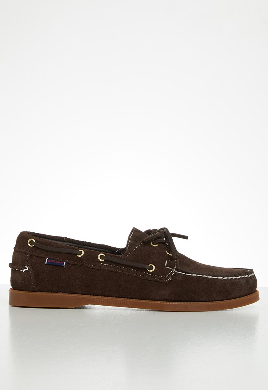 Sebago - Docksides portland suede - dark brown
