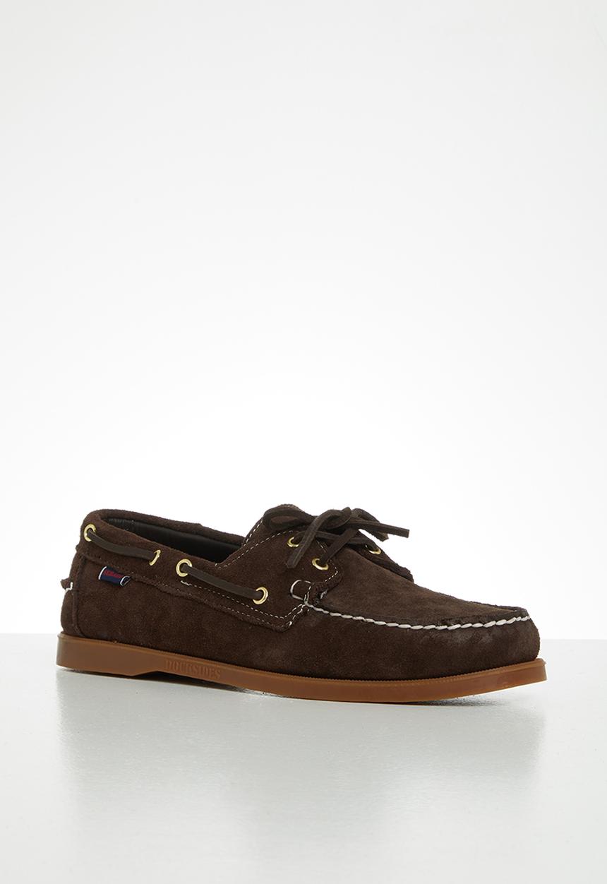 Sebago - Docksides portland suede - dark brown