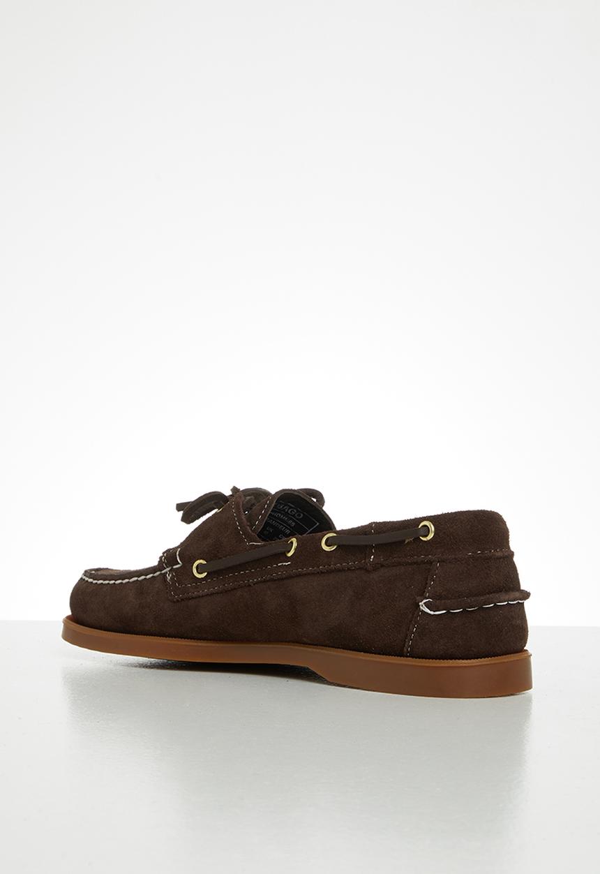 Sebago - Docksides portland suede - dark brown