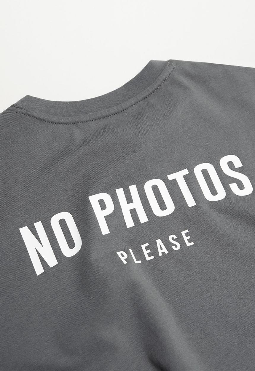 MANGO - Photo short sleeve tee - charcoal