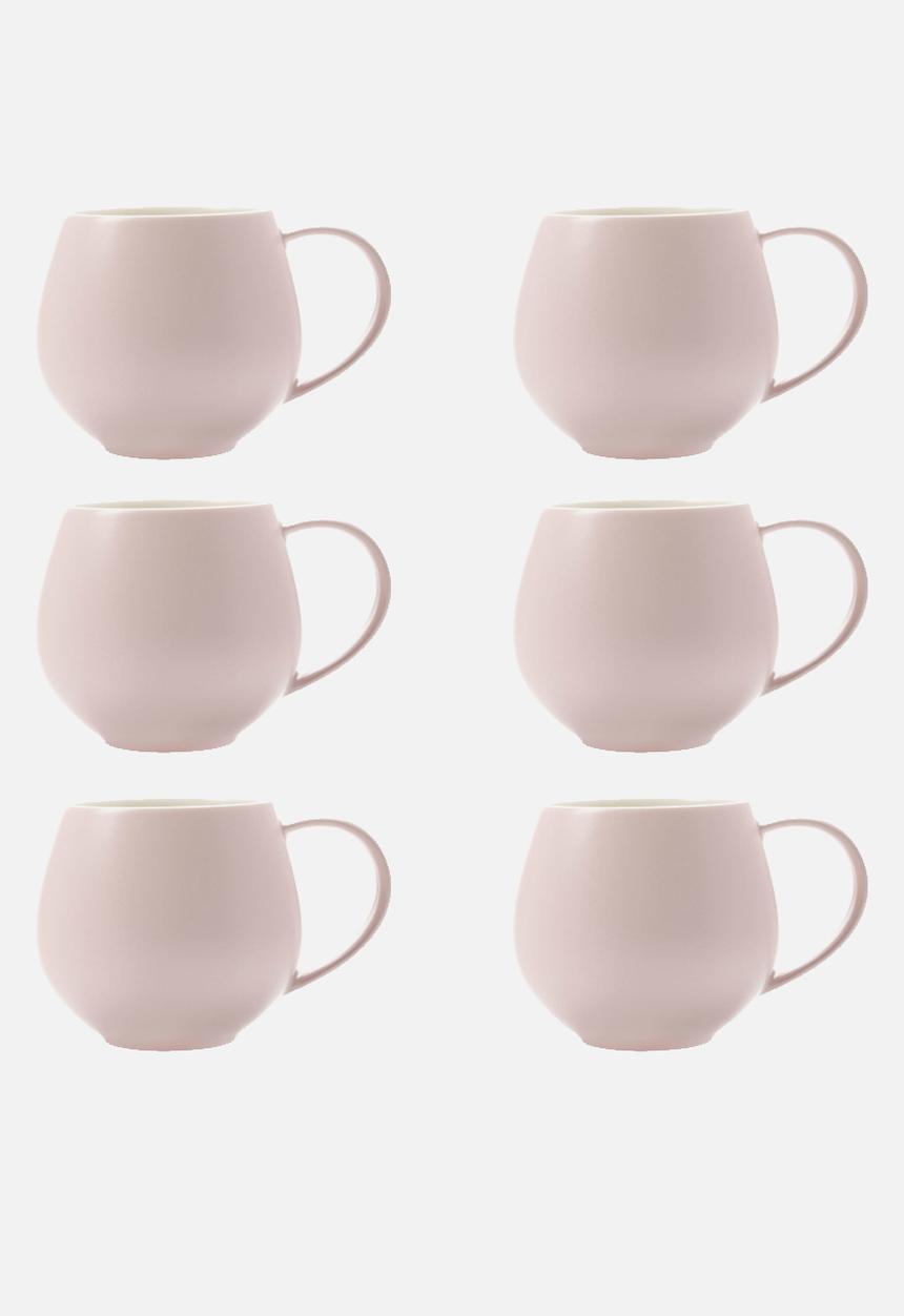 Maxwell & Williams - Rose tint snug mug - set of 6