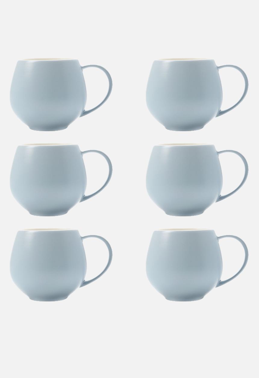 Maxwell & Williams - Cloud tint snug mug - set of 6