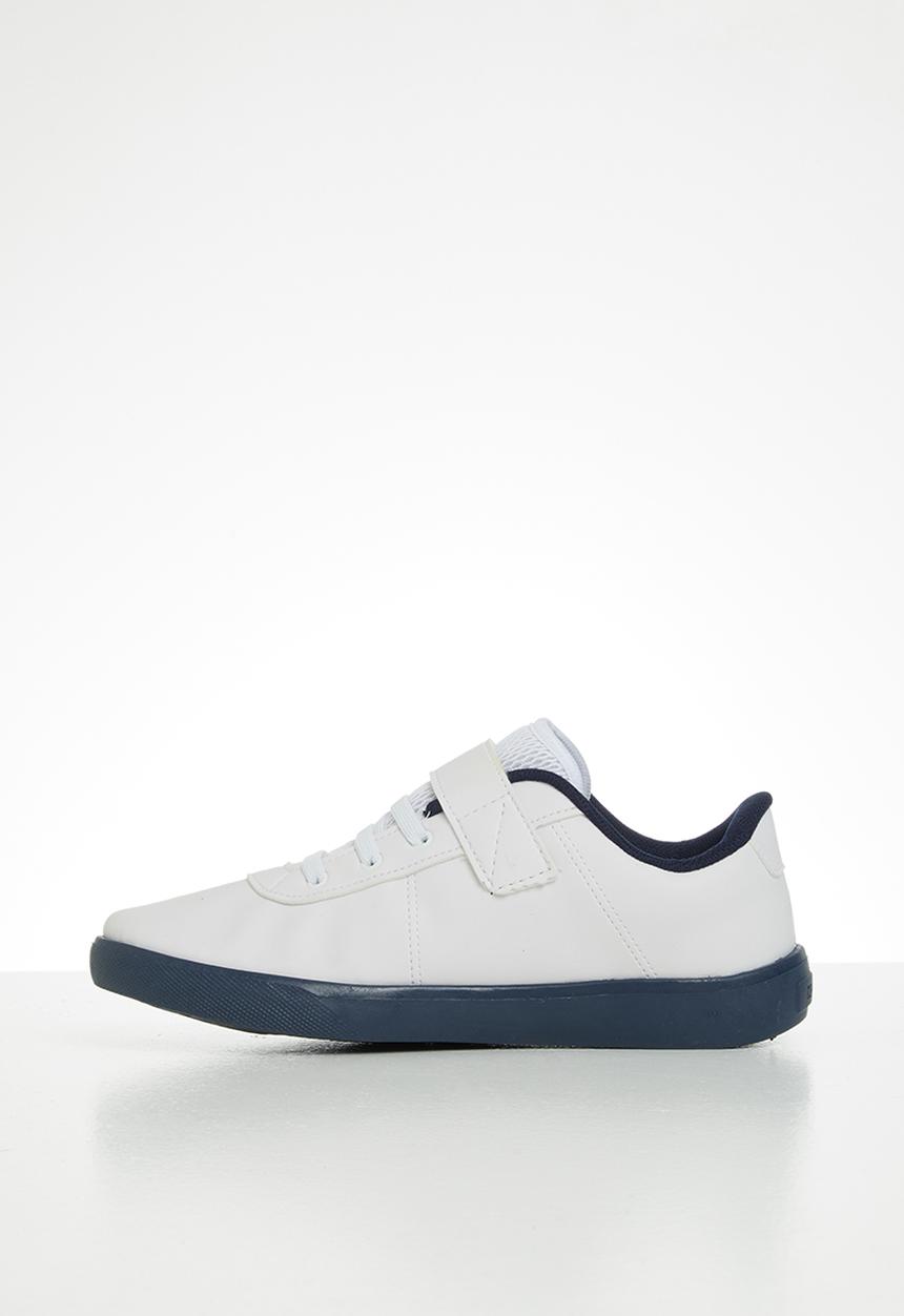 Klin - Boys college sneaker - white & navy