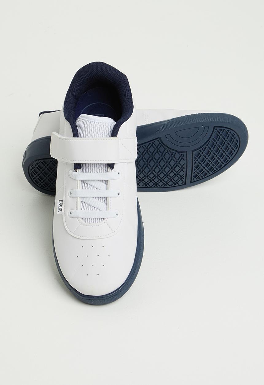 Klin - Boys college sneaker - white & navy