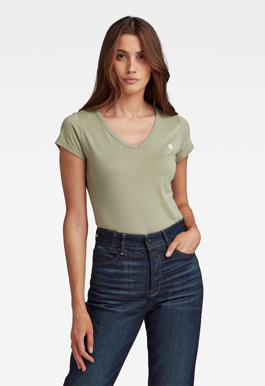 G-STAR - Eyben slim v t wmn s\s - grege green