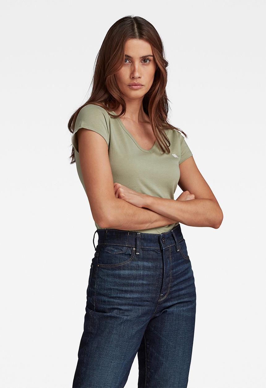 G-STAR - Eyben slim v t wmn s\s - grege green