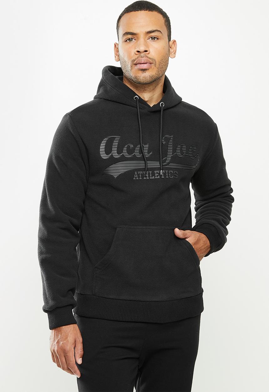 Aca Joe - Aca Joe polar fleece hoodie - charcoal