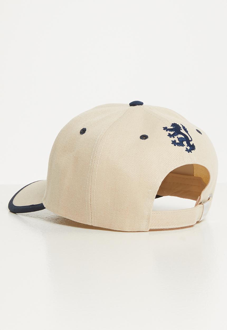 Pringle of Scotland - Pringle a/wool binder cap - stone