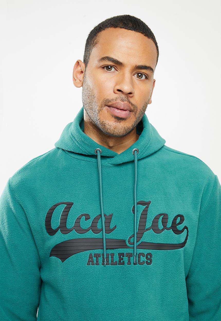 Aca Joe - Aca Joe polar fleece hoodie - turquoise