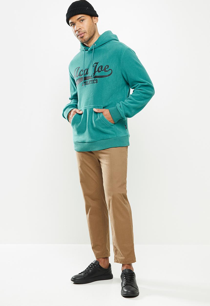 Aca Joe - Aca Joe polar fleece hoodie - turquoise
