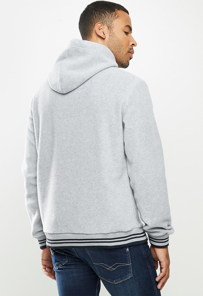 Aca Joe - Aca Joe polar fleece hoodie - grey