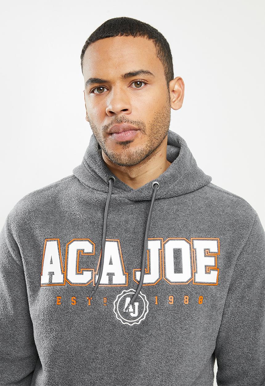 Aca Joe - Aca Joe polar fleece hoodie - dark grey 