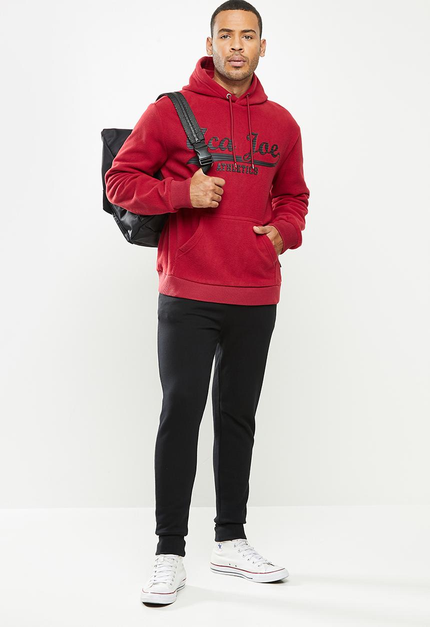 Aca Joe - Aca Joe polar fleece hoodie - red