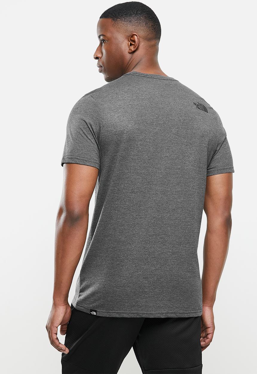 The North Face - Short sleeve fine tee - grey
