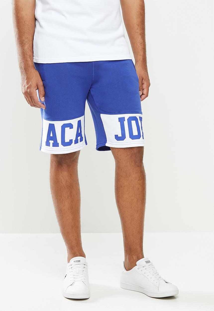 Aca Joe - Aca Joe unbrushed 2.b fleece shorts - blue 