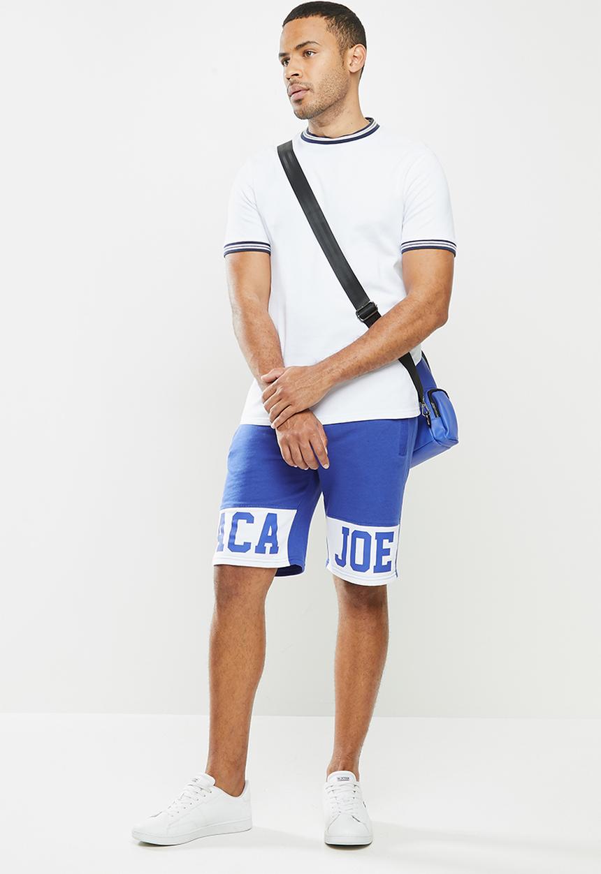 Aca Joe - Aca Joe unbrushed 2.b fleece shorts - blue 