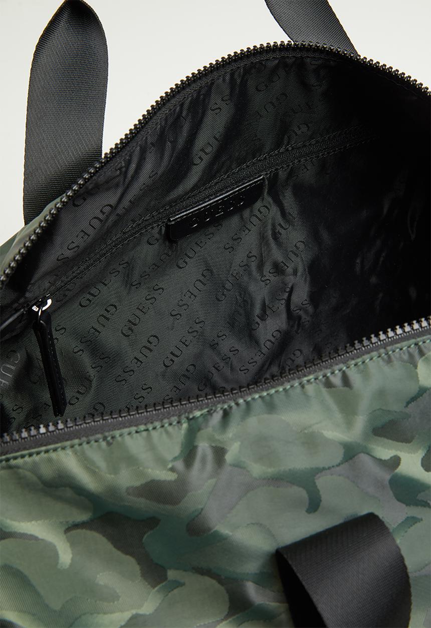 GUESS - Dyson round duffle - olive
