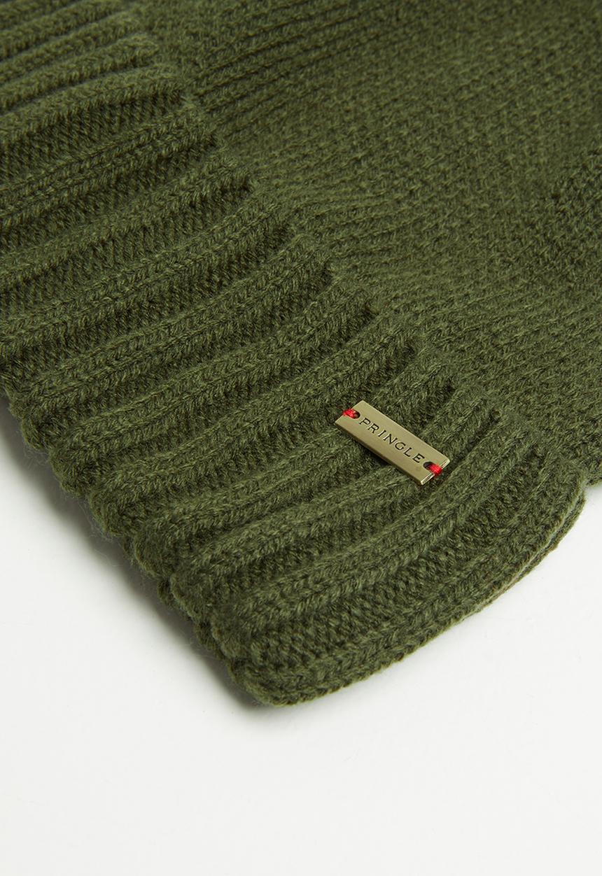 Pringle of Scotland - Pringle bob beanies 58cm - olive