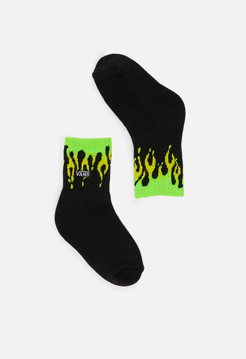 Vans - Slime flame crew kids  - black