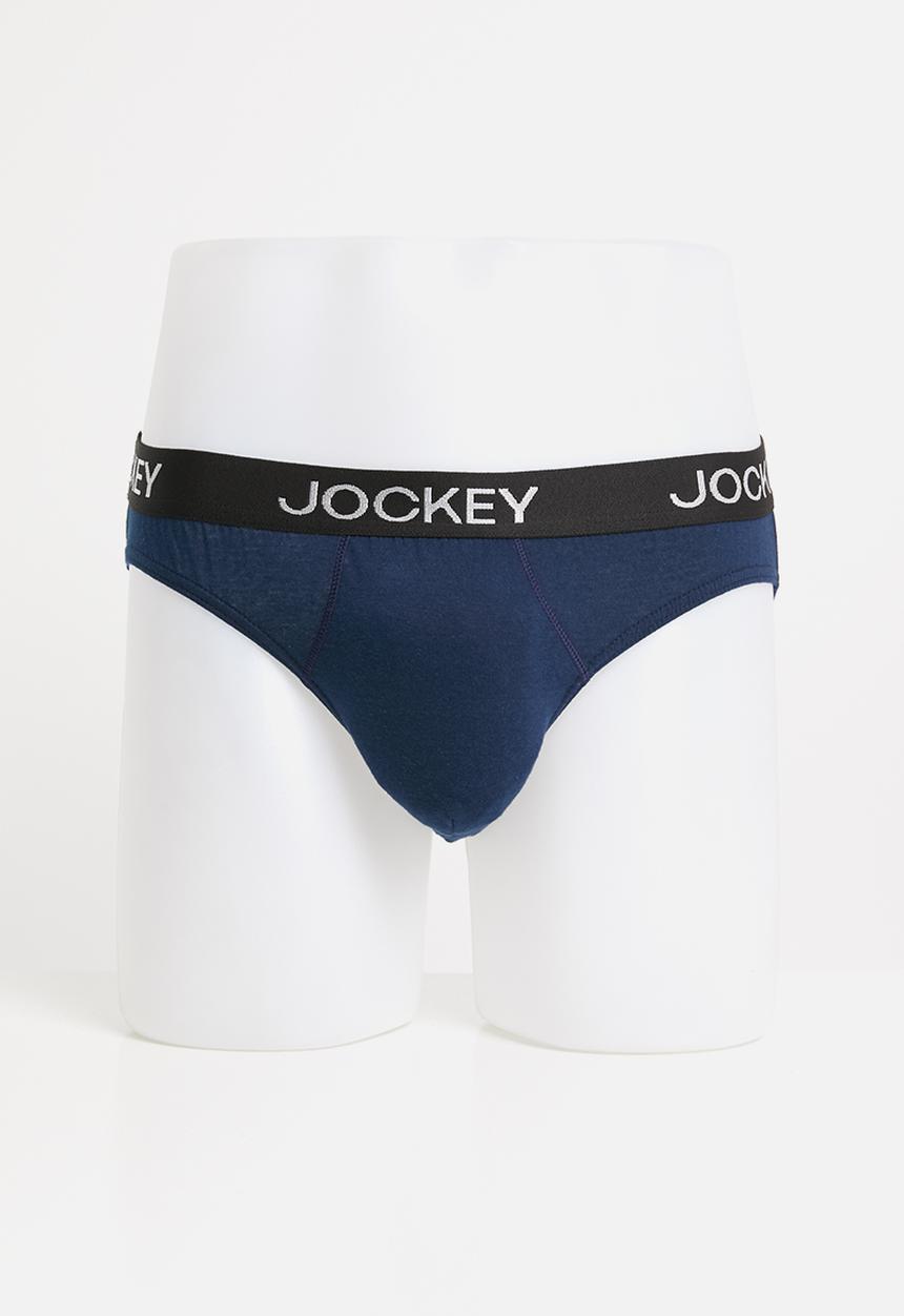 Jockey - 5 Pack value brief - blue & red 