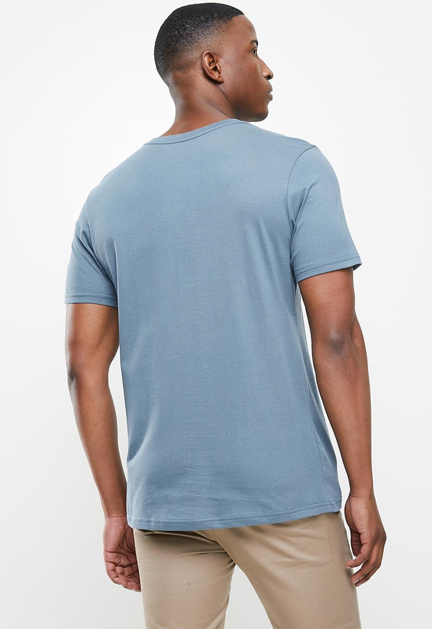 Nautica - Metallic logo tee - blue