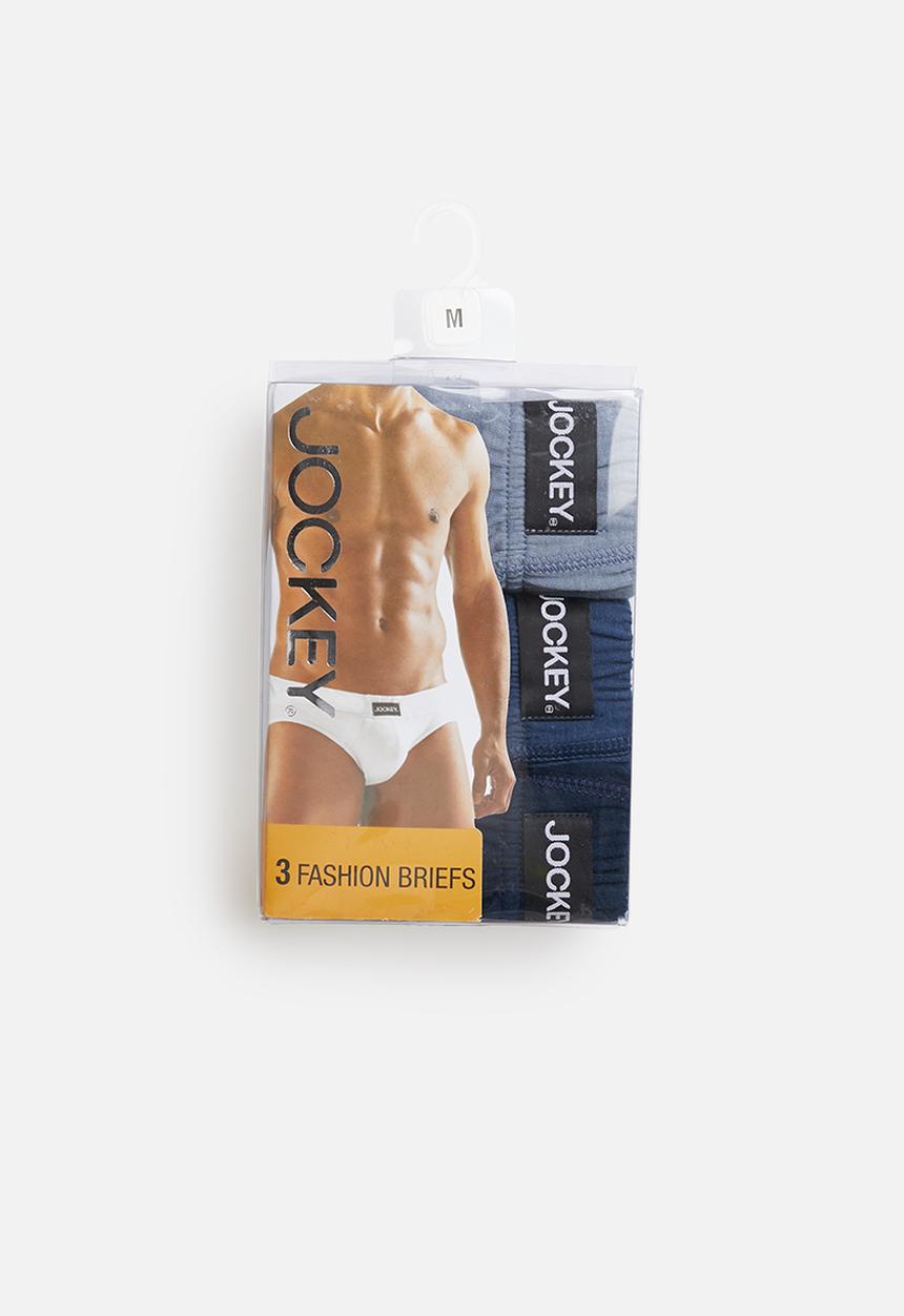 Jockey - 3 Pack plain fashion brief - navy