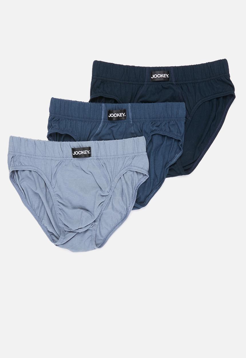 Jockey - 3 Pack plain fashion brief - navy