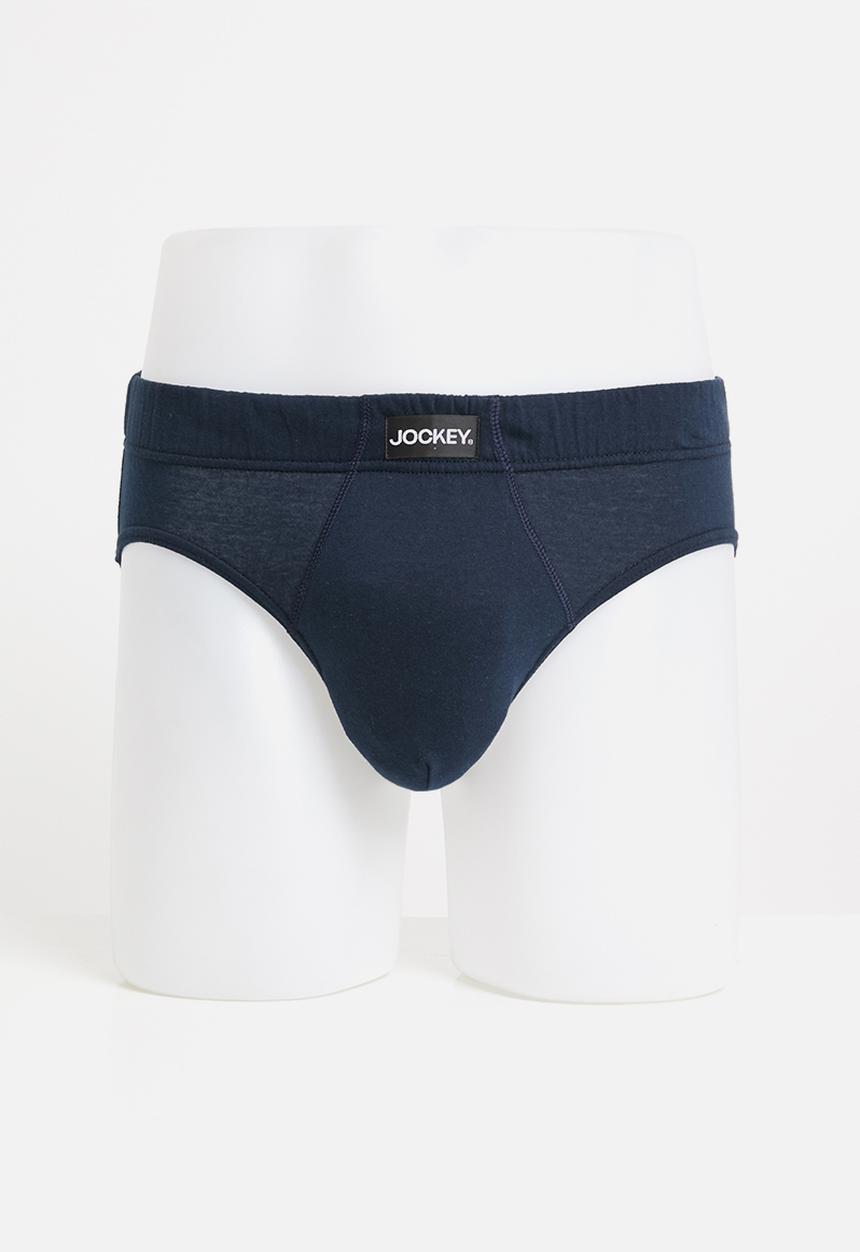Jockey - 3 Pack plain fashion brief - navy