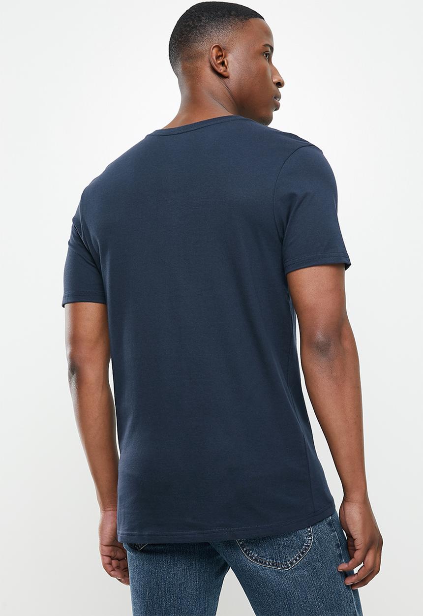 Nautica - Logo with signal flags tee - navy