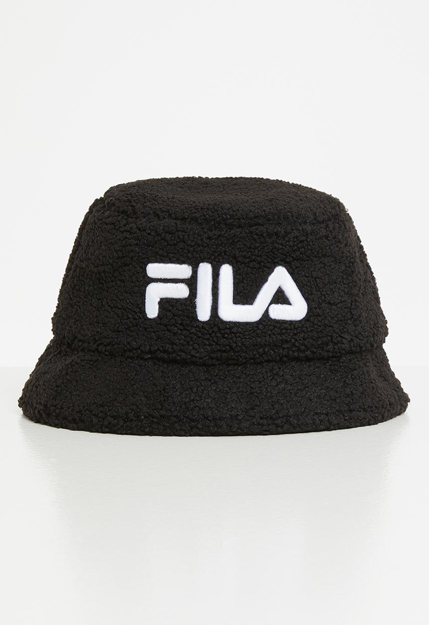 FILA - Tommy teddy borg bucket hat - black