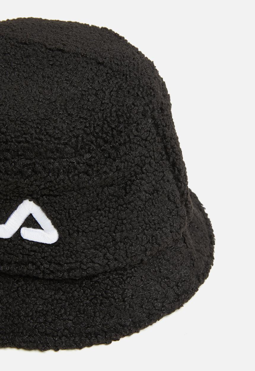 FILA - Tommy teddy borg bucket hat - black