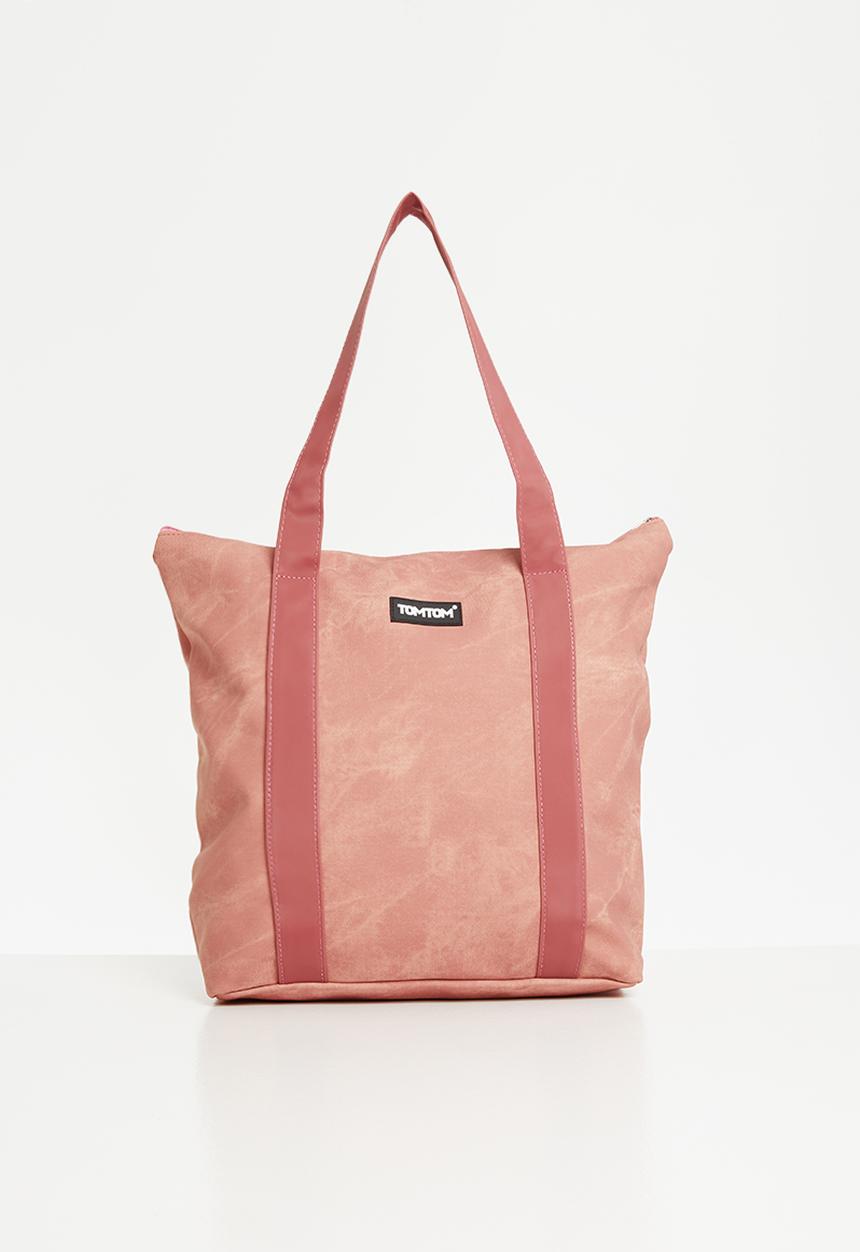 Tom Tom - Soft pu tote bag - pink