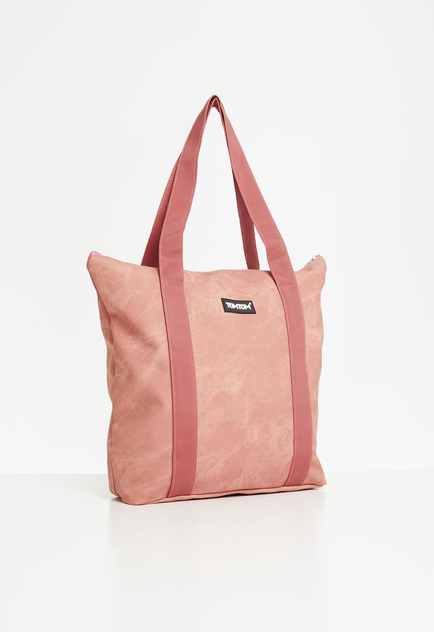 Tom Tom - Soft pu tote bag - pink