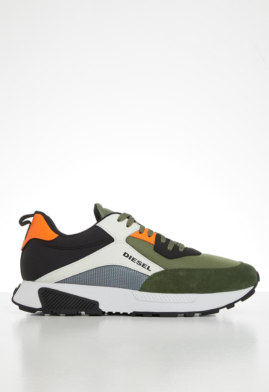 S-tyche low cut sneakers - y02635-p4005-h8610 - military green /white