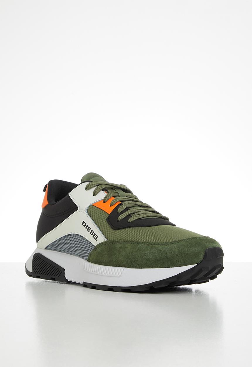 Diesel  - S-tyche low cut sneakers - military green /white