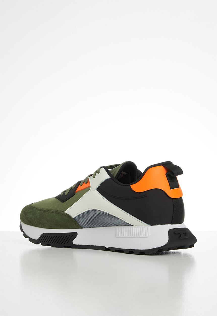 Diesel  - S-tyche low cut sneakers - military green /white