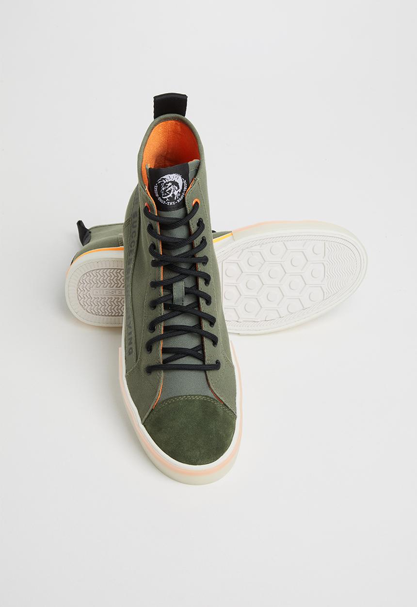 Diesel  - S-dvelows ml sneakers - military green/orange
