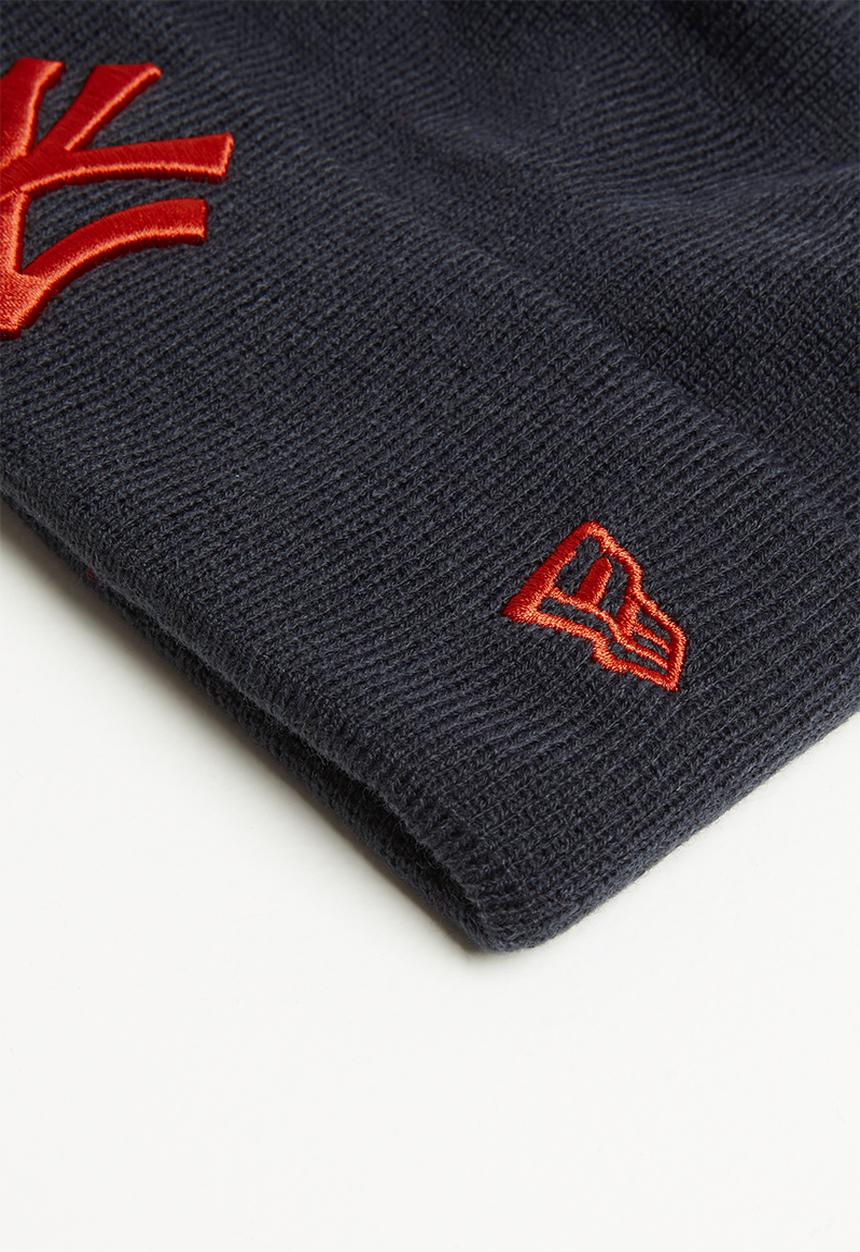New Era - Knit league essential cuff neyyan - navy 