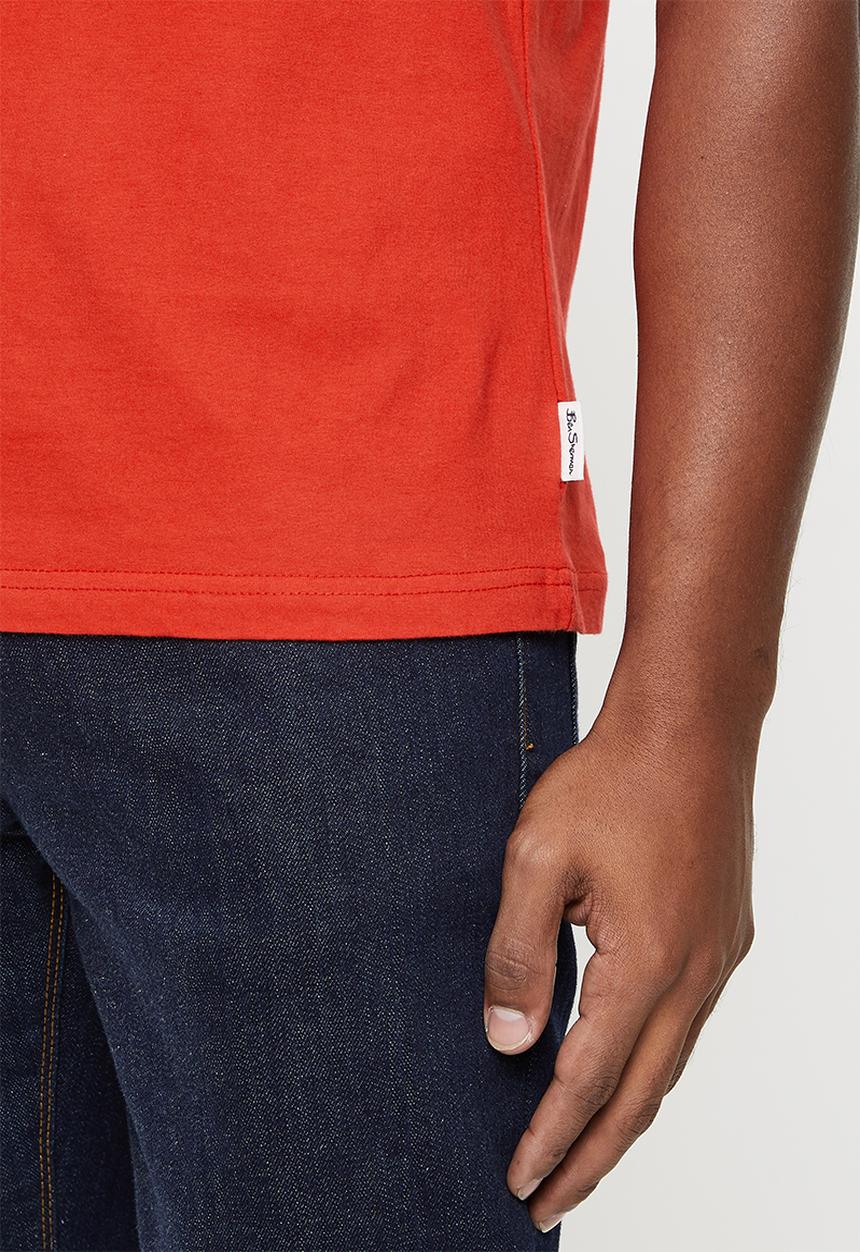 Ben Sherman - Headlamps tee - red