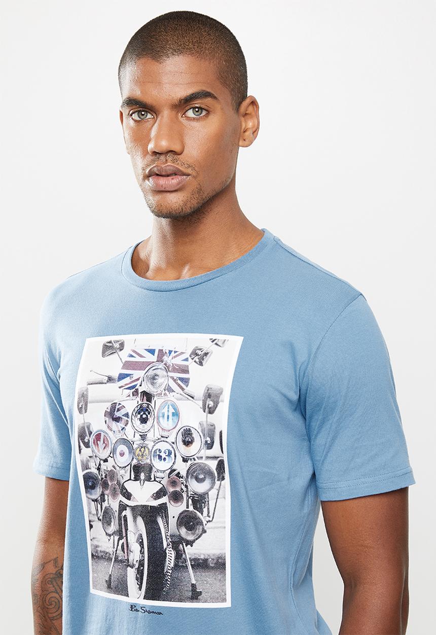 Ben Sherman - Headlamps tee - blue 