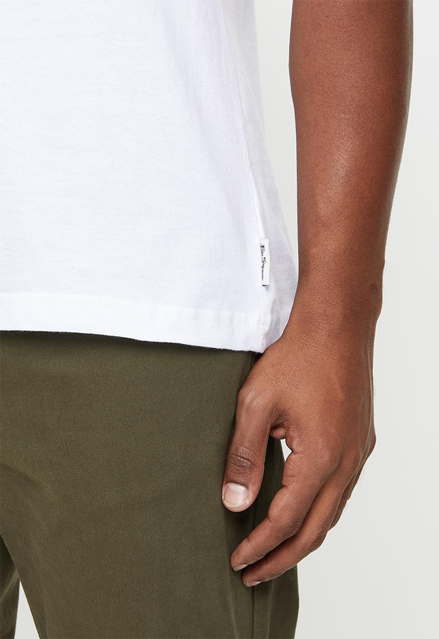 Ben Sherman - Headlamps tee - white 